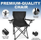 WEIDIORME 2 Pack Lightweight Camping Chairs - Image 5