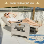 Upgraded Outdoor Recliner Chair, Reclining Patio Chairs - Image 3