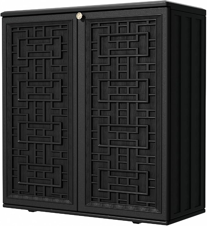 Mrosaa Outdoor Storage Cabinet Waterproof by Mrosaa