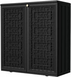 Mrosaa Outdoor Storage Cabinet Waterproof by Mrosaa