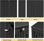 ZZM HDPE Outdoor Storage Shed, Outdoor Plastic Storage Cabinet, Horizontal - Image 5