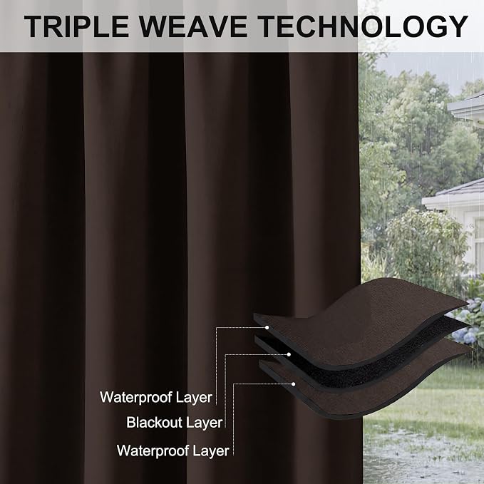 RYB HOME Indoor Outdoor Curtain - Image 6