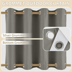 HDCAXKJ Waterproof Outdoor Curtains - Image 3