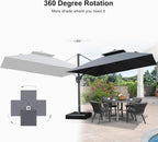 PURPLE LEAF Cantilever Umbrella - Image 8