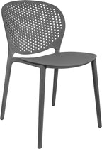 2xhome Set of 3 Patio Dining Chairs | Modern Stackable Outdoor Pool Side Chair - Image 6