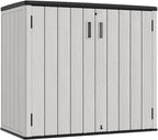 KINYING Outdoor Horizontal Storage Sheds, 37 Cu.ft Outdoor Storage Cabinet by KINYING