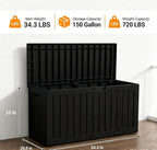 150 Gallon Resin Deck Box, Package Delivery Box - Image 2