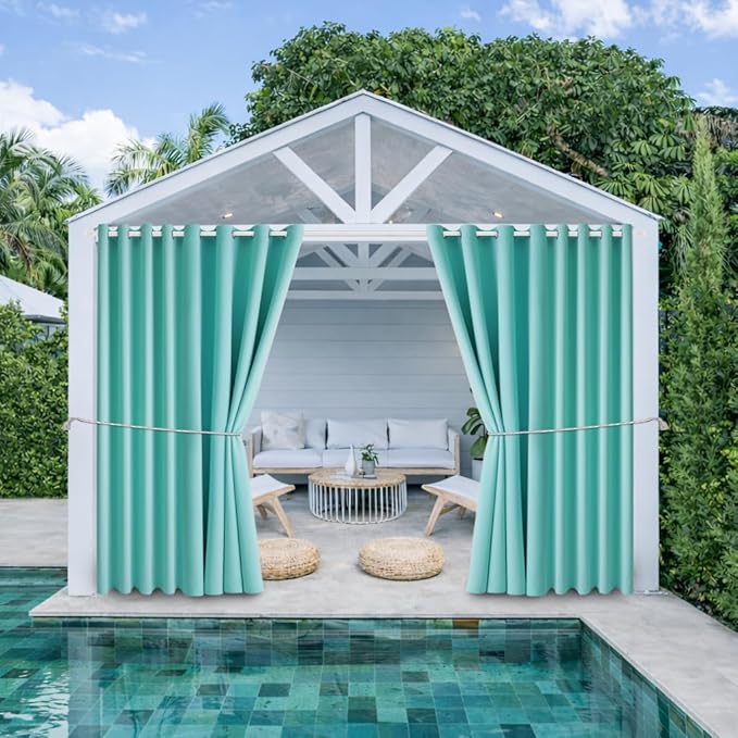Waterproof Outdoor Curtain W105 x L108 by DivaenCamino