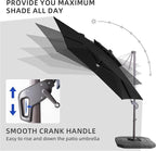 JZ-DZS Cantilever Patio Umbrella - Image 6