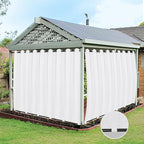 Easy-Going Outdoor Curtains for Patio 1 Panel, 150x96 inch, Weatherproof by Easy-Going