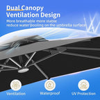 10 X 13 FT Cantilever Patio Umbrella - Image 8
