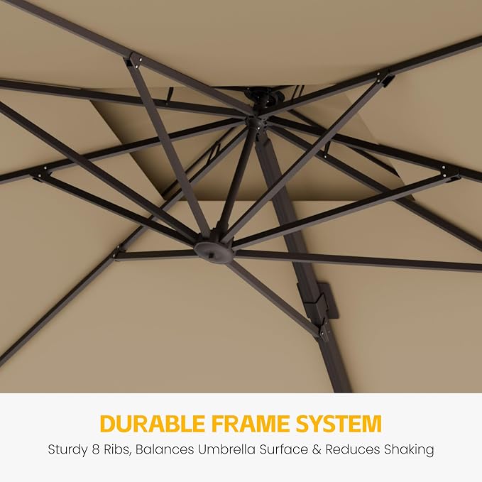 9x12 FT Patio Cantilever Umbrella - Image 4