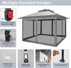 COBIZI Pop Up Gazebo 11x11 Canopy Tent, Outdoor Screened Gazebo Shelter - Image 5