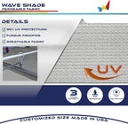 Windscreen4less 7' x 38' Retractable Sun Shade Canopy Cover Sliding Wave Shade - Image 3