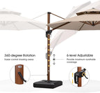 PURPLE LEAF Cantilever Umbrella - Image 7