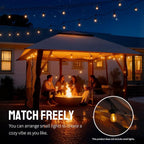 CROWN SHADES 11x11 Pop Up Gazebo, Outdoor Canopy Tent, One Push Instant Gazebo - Image 7