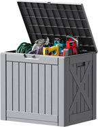 Devoko 40 Gallon Deck Box Lockable Outdoor Storage Box Waterproof by DEVOKO