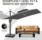 10 X 13 FT Cantilever Patio Umbrella - Image 6