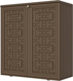 Mrosaa Storage Box Outdoor Caninet, Resin Indoor Storage Box Waterproof Outdoor by Mrosaa