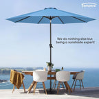 Tempera Patio Market Outdoor Table Umbrella - Image 7