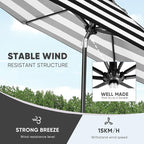 Tempera Patio Market Outdoor Table Umbrella - Image 6