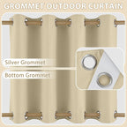 HDCAXKJ Waterproof Outdoor Curtains - Image 3