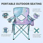Nazhura 4 Pack Outdoor Camping Chairs Folding/Foldable/Portable - Image 4