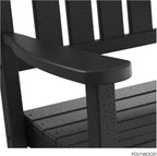POLYWOOD Presidential Rocking Chair in Black - Image 7
