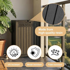56 Gal Waterproof Outdoor Storage Box UV Resistant Deck Box | Durable resin - Image 6