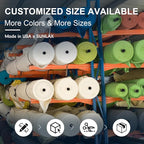 Sun Shade Sail 8' x 18' Dark Grey Rectangle Canopy Sail Shade Cover UV Block - Image 5