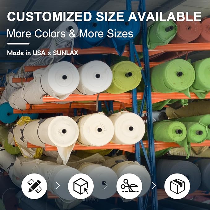 Sun Shade Sail 11' x 13' Dark Grey Rectangle Canopy Sail Shade Cover UV Block - Image 5
