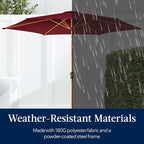 Best Choice Products 10ft Market Umbrella, Outdoor Sun Shade - Image 5