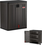 Suncast 30" Heavy-Duty Resin Outdoor Storage Cabinet, Dark Gray by SuncastCommercialProducts