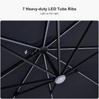 PURPLE LEAF Cantilever Umbrella - Image 4