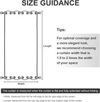 RYB HOME 2 Panels Outdoor Curtains - Image 8