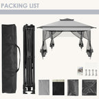 COBIZI Pop Up Gazebo 11x11 Canopy Tent, Outdoor Screened Gazebo Shelter - Image 7