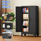 GAIOUS 47.2'' Tall Metal Garage Storage Cabinet, File Cabinet - Image 4