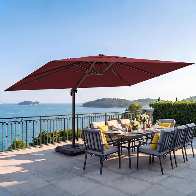 9x12 FT Patio Cantilever Umbrella - Image 7