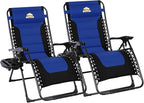 Colegence Oversized Padded Zero Gravity Chairs, 0-170° lock, removable side by ColegenceOutdoor