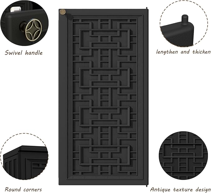 Mrosaa Indoor Outdoor Storage Cabinet Waterproof - Image 4