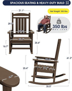 Oversized Outdoor Rocking Chair - Image 3