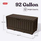 Keter Kentwood 92 Gal Outdoor Storage Box - Image 2