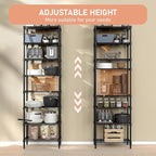 M MZG 8 Tier 2000 lbs Storage Rack Metal Wire Shelving Unit, Storage Standing - Image 5
