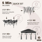 Bezseller 11x11 Pop Up Gazebo - Image 6