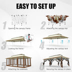 COBIZI 12x20 Pop Up Canopy Tent - Image 5