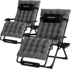 UDPATIO Oversized Zero Gravity Chair Patio Reclining Chairs by UDPATIO