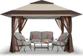 CROWN SHADES 11x11 Pop Up Gazebo, Outdoor Canopy Tent, One Push Instant Gazebo by Unknown