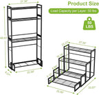 VyGrow Plant Stand, 4 Tier Stackable Tiered Plant Stand, Scalable Heavy Duty - Image 3