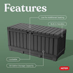 Keter Kentwood 92 Gal Outdoor Storage Box - Image 3