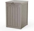 56 Gal Waterproof Outdoor Storage Box UV Resistant Deck Box | Storage bench by EASYUP